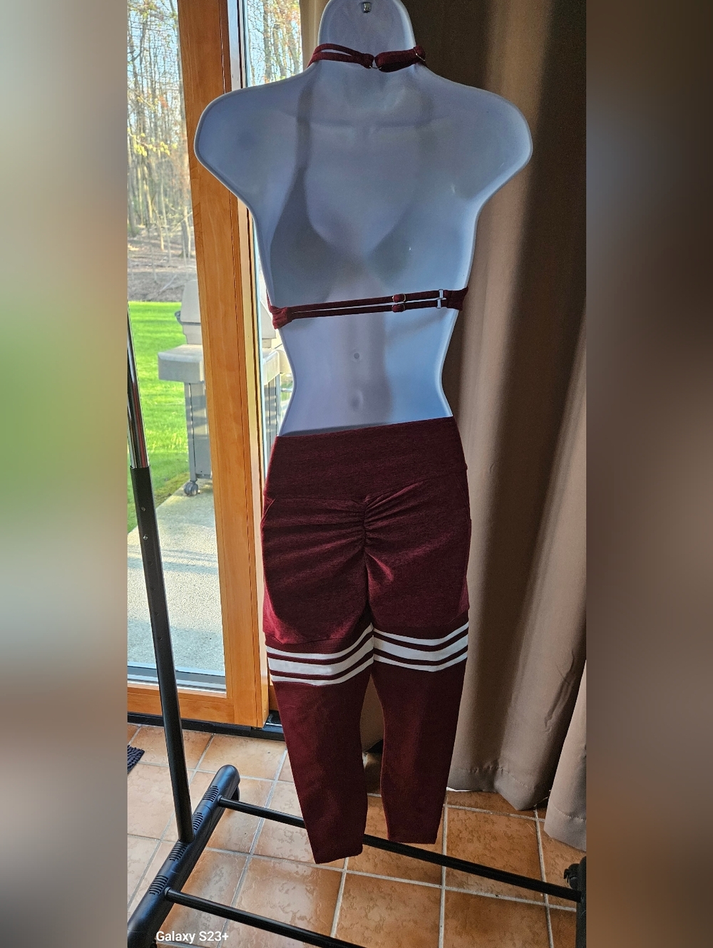 Bombshell Sportswear Dragonfly Bra + Matching Pants Set - Picture 3 of 13
